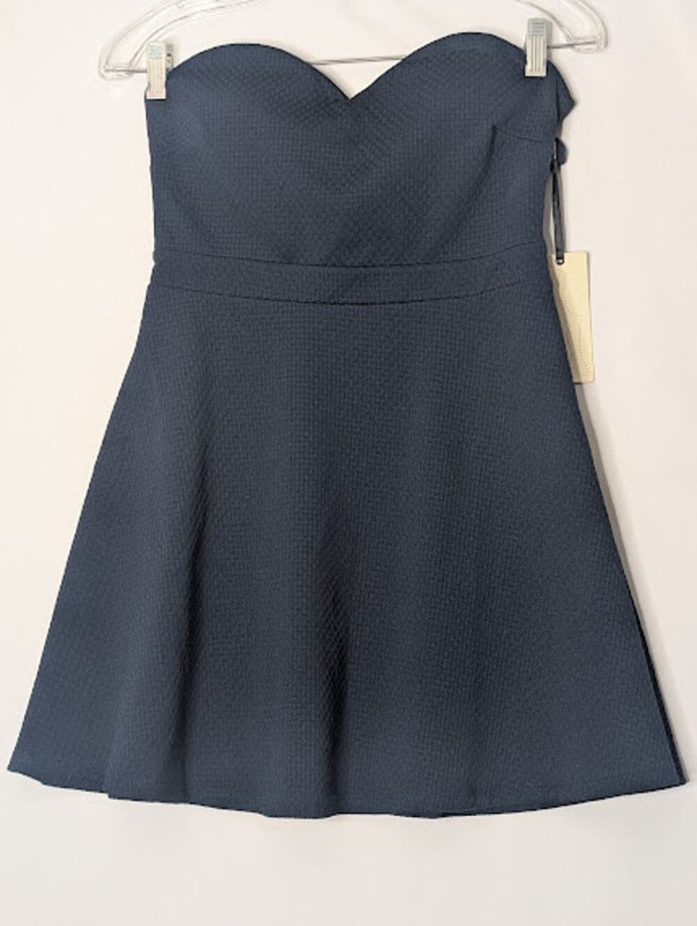 FOREVER 21 Exclusive Navy Blue Strapless Dress Size Small NWT RetroGlam
